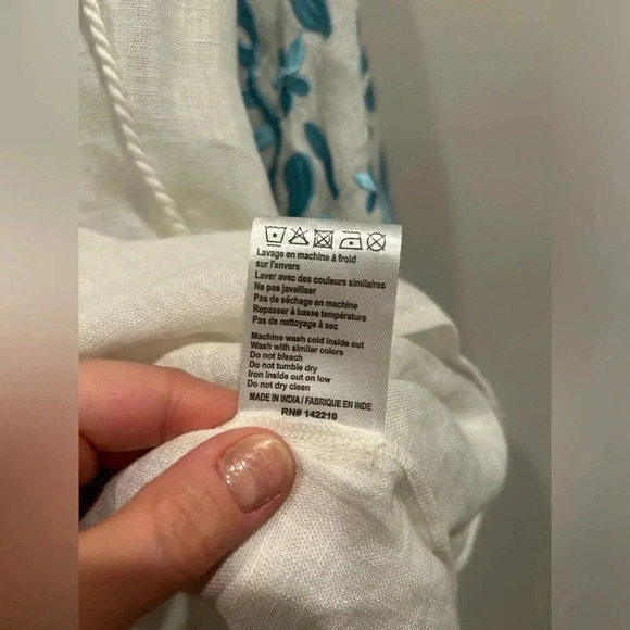 NWT MARSEA VOYAGEUR Palermo Embroidered Blouse / Size Small / - Picture 6 of 7